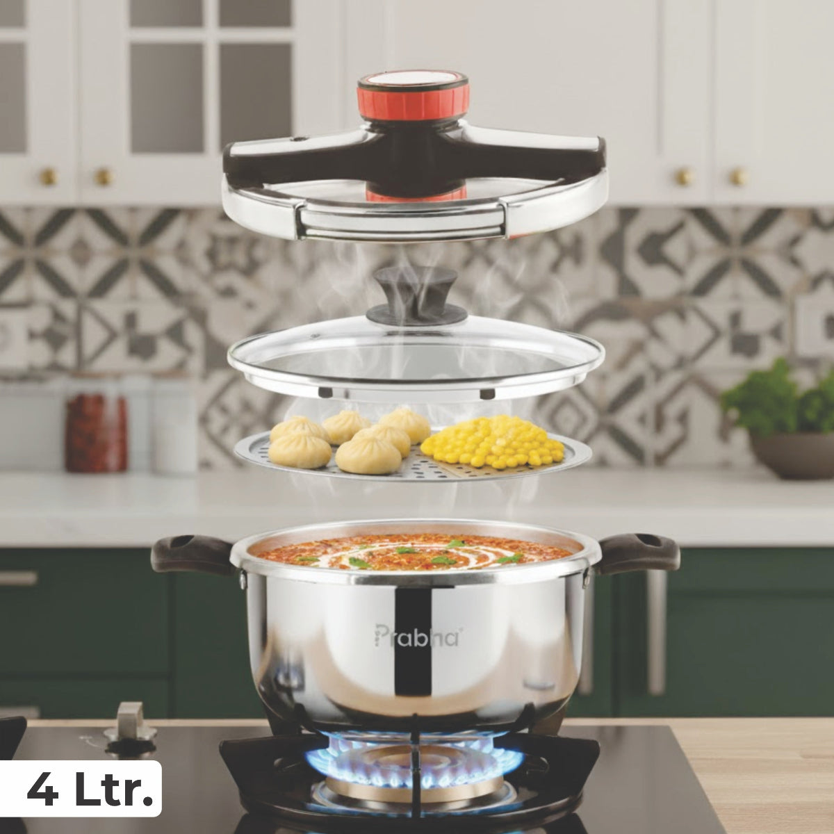 Prabha Triply Pearl Cook On Pressure Cooker