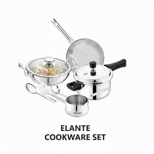Prabha Elante Triply Cookware Set 8 pcs