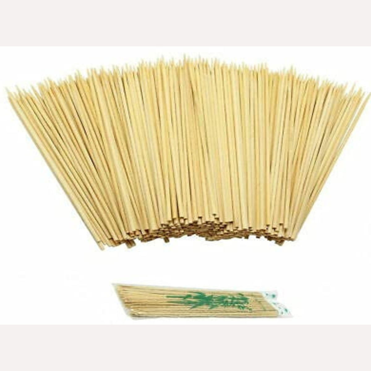 Wooden Bamboo Skewers sticks; Potato Twister Sticks (50pcs, 12 inches long, 5mm thick) Media 2 of 4