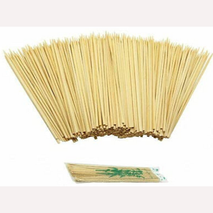 Wooden Bamboo Skewers sticks; Potato Twister Sticks (50pcs, 12 inches long, 5mm thick) Media 2 of 4