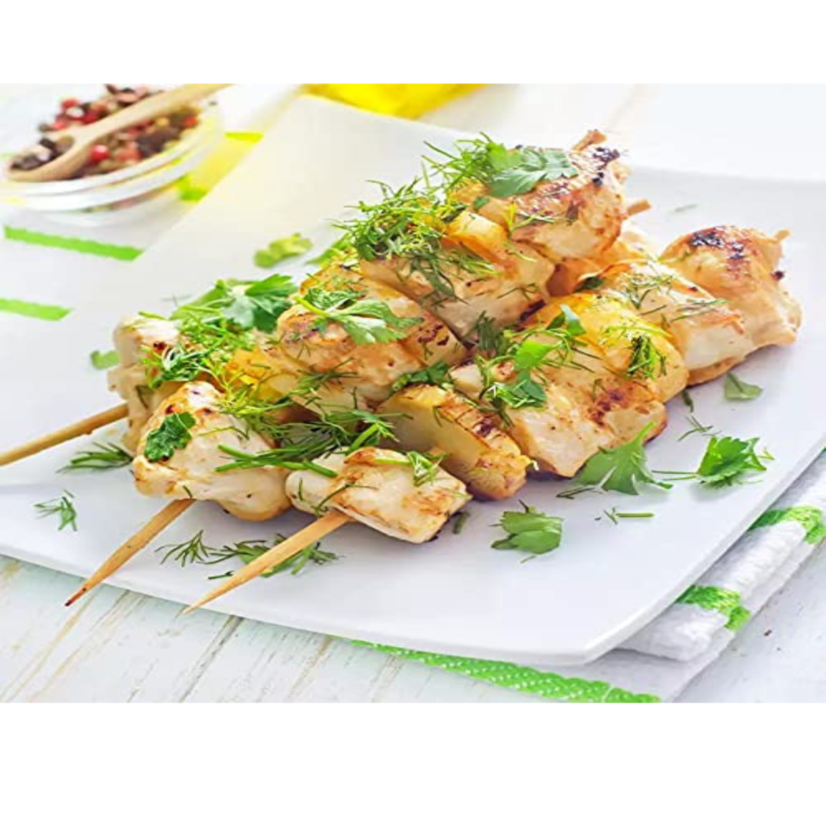 Wooden Bamboo Skewers sticks; Potato Twister Sticks (50pcs, 12 inches long, 5mm thick) Media 2 of 4