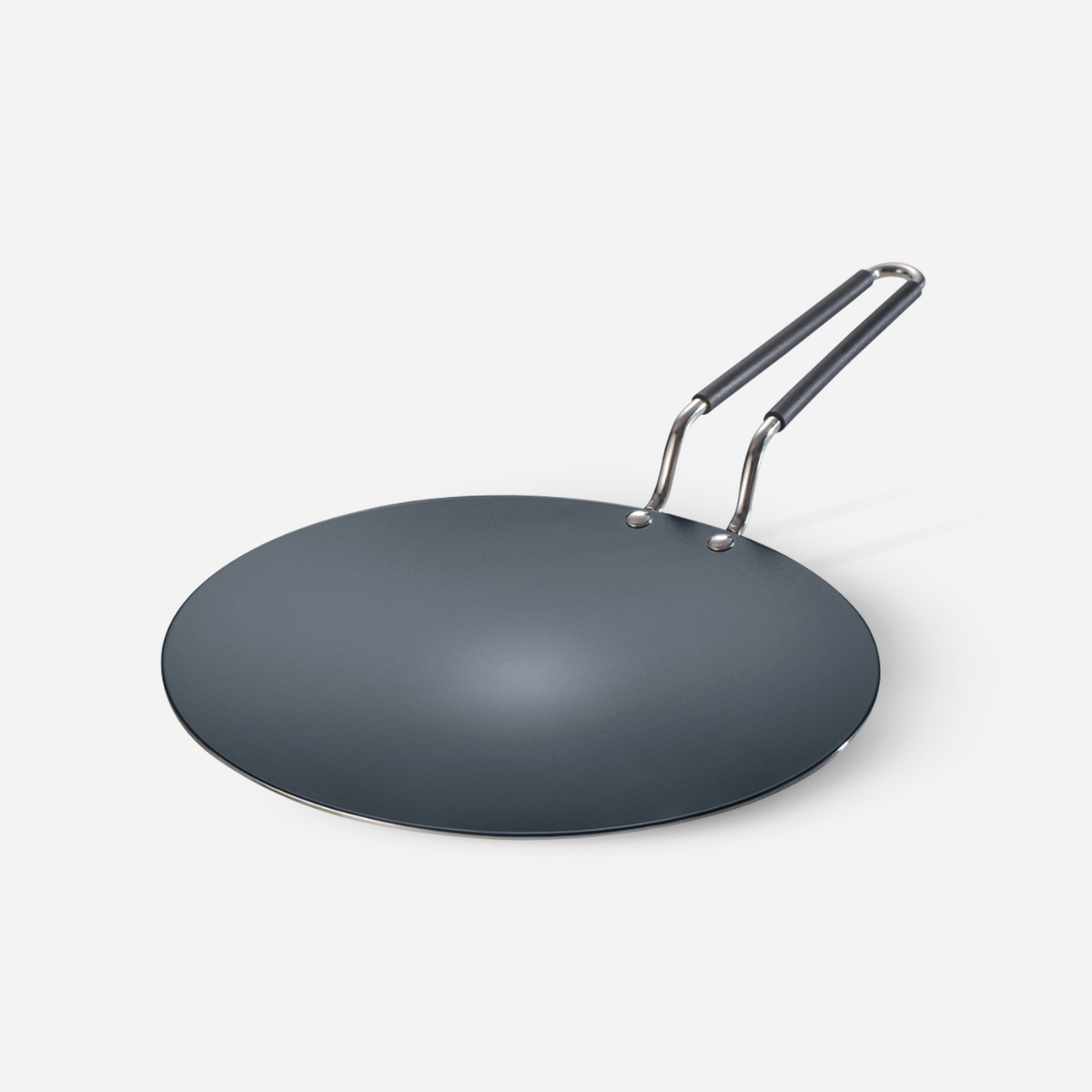 Tramantino Fusao EX+ 26cm Ceramic Stainless Steel Tri-Ply Concave Tawa - 4mm Thick