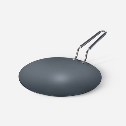 Tramantino Fusao EX+ 26cm Ceramic Stainless Steel Tri-Ply Concave Tawa - 4mm Thick