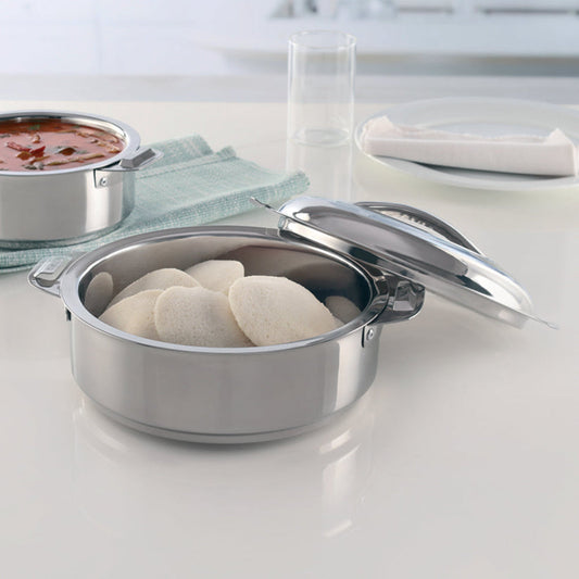 Borosil Servefresh Idli Server With Locking Lid
