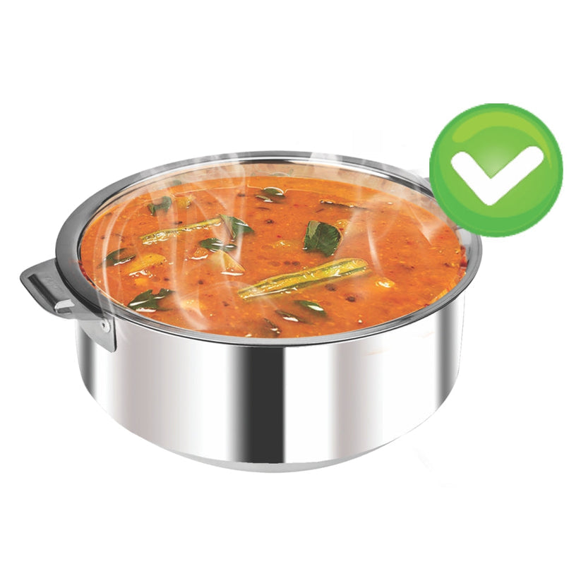 Borosil Servefresh Idli Server With Locking Lid