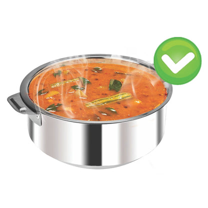 Borosil Servefresh Idli Server With Locking Lid