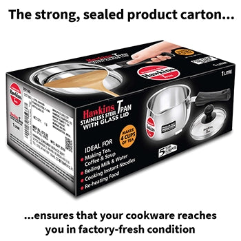Hawkins Induction Compatible Stainless Steel T Pan