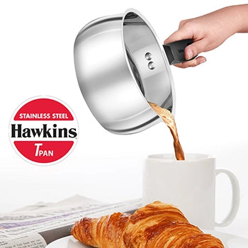 Hawkins Induction Compatible Stainless Steel T Pan