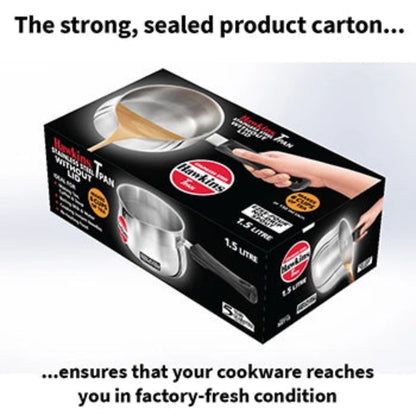 Hawkins Induction Compatible Stainless Steel T Pan 1.5 Litre (4.7 mm Thick)