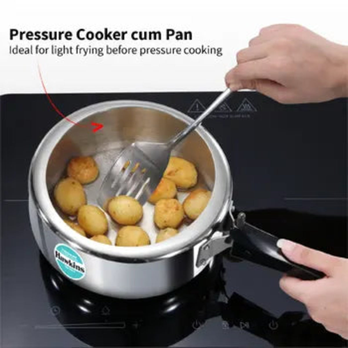 Hawkins Tri-Ply Pressure Cooker cum Pan 
