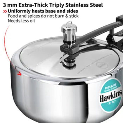 Hawkins Tri-Ply Pressure Cooker cum Pan 