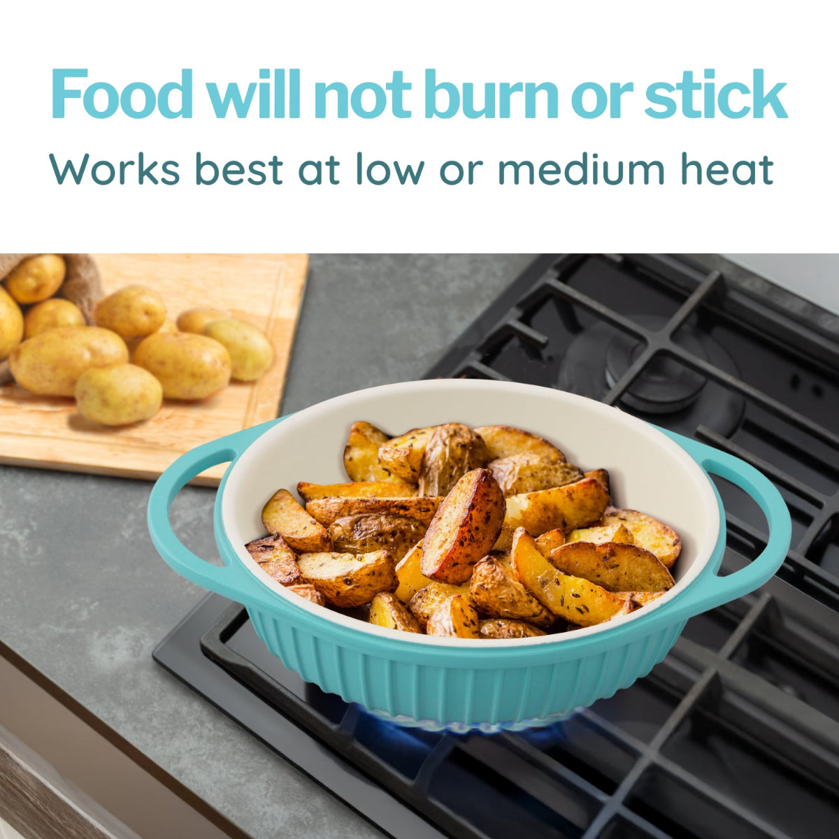 Hawkins Aqua 3-Piece Gift Set of 1.25 Litre Baby Casserole (UBCGP)