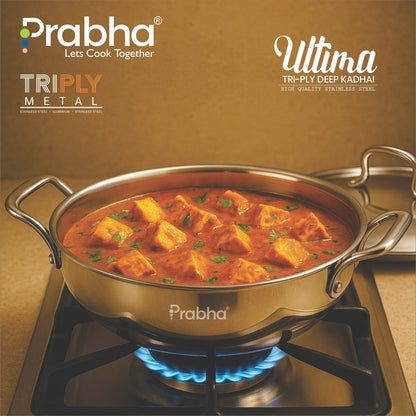 Prabha Ultima Triply Deep Kadhai