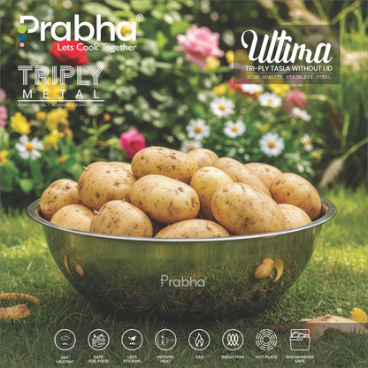 Prabha Elante Triply Tasla Set 7 Pcs (16cm, 18cm, 20cm, 22cm, 24m, 26cm, 28cm )