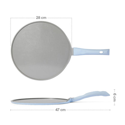 Borosil Vajra Ceramic Dosa Tawa, 28 cm & 31 cm
