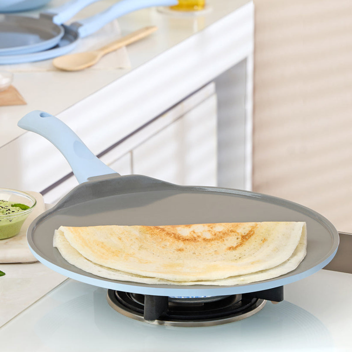 Borosil Vajra Ceramic Dosa Tawa, 28 cm & 31 cm

