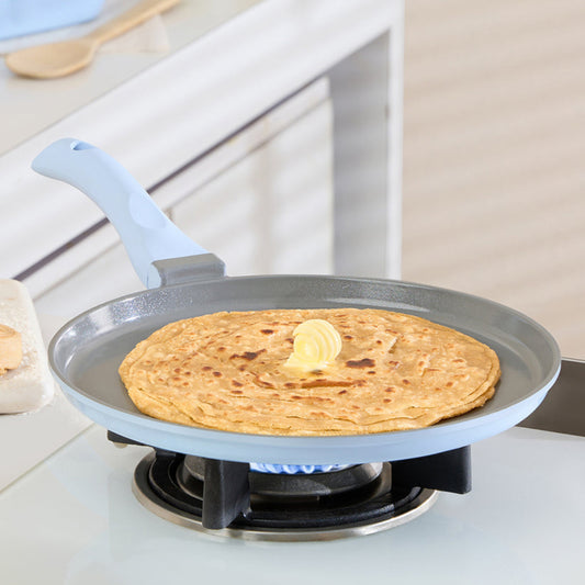 Borosil Vajra Ceramic Flat Tawa 26 & 28 cm