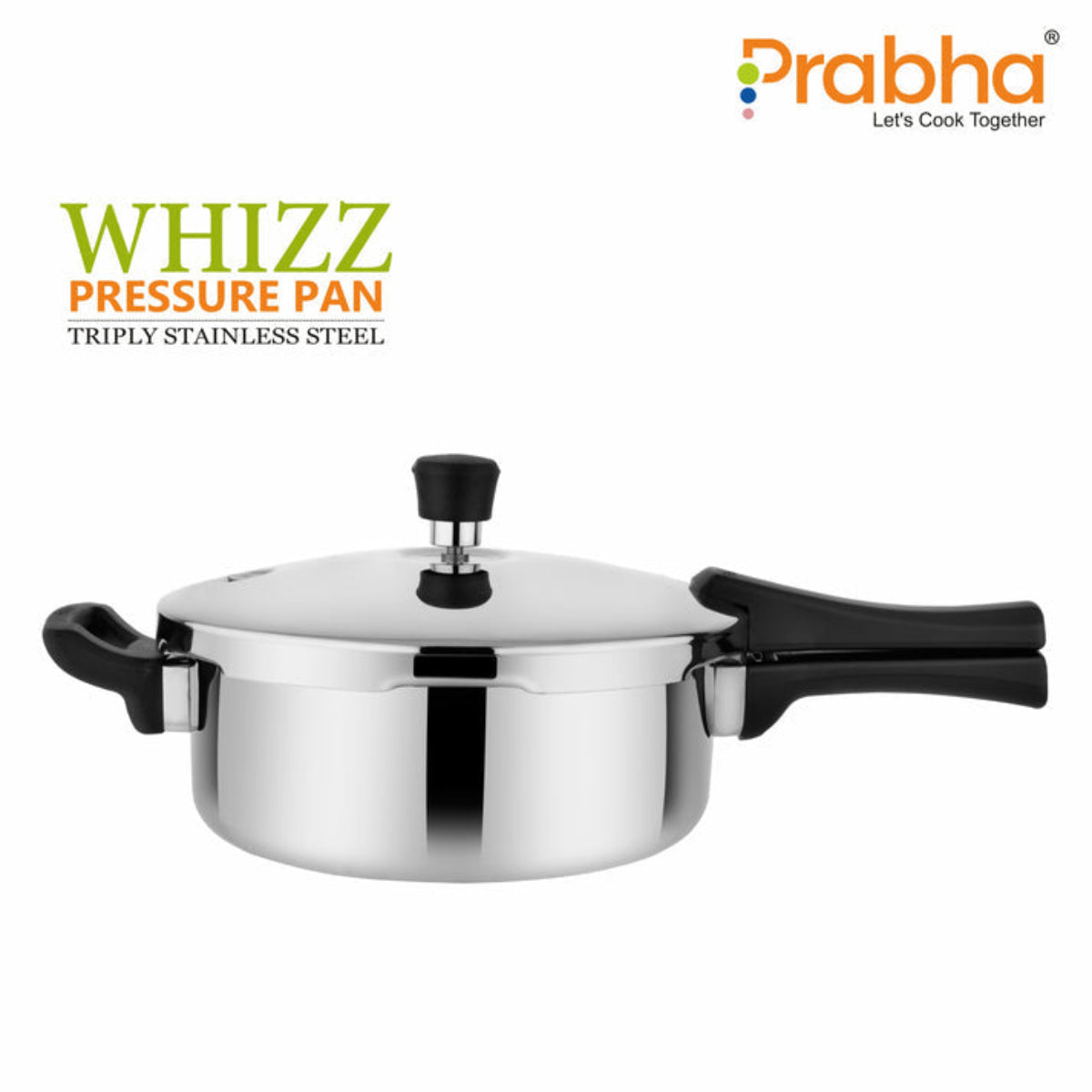 Prabha Triply Whizz Pressure Pan
