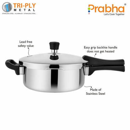 Prabha Triply Whizz Pressure Pan
