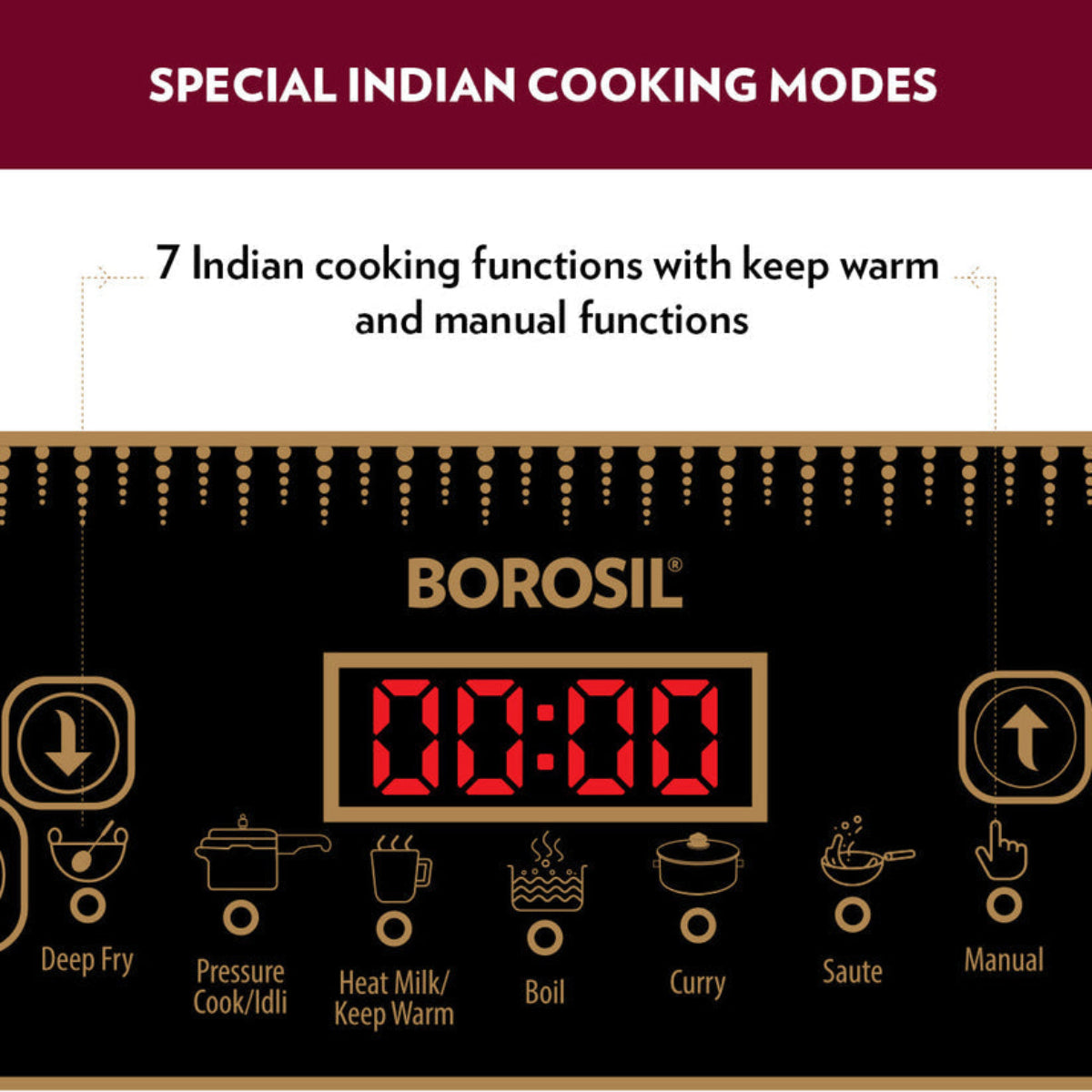 Borosil SmartKook Induction Cooktop PC13