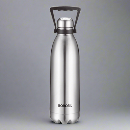 Borosil Bolt Double Wall Bottle| Leak Proof | 24hrs hot/cold