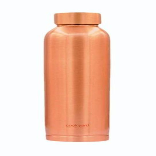 Cookyard Pearl Matt Copper Water Bottle 1 litre