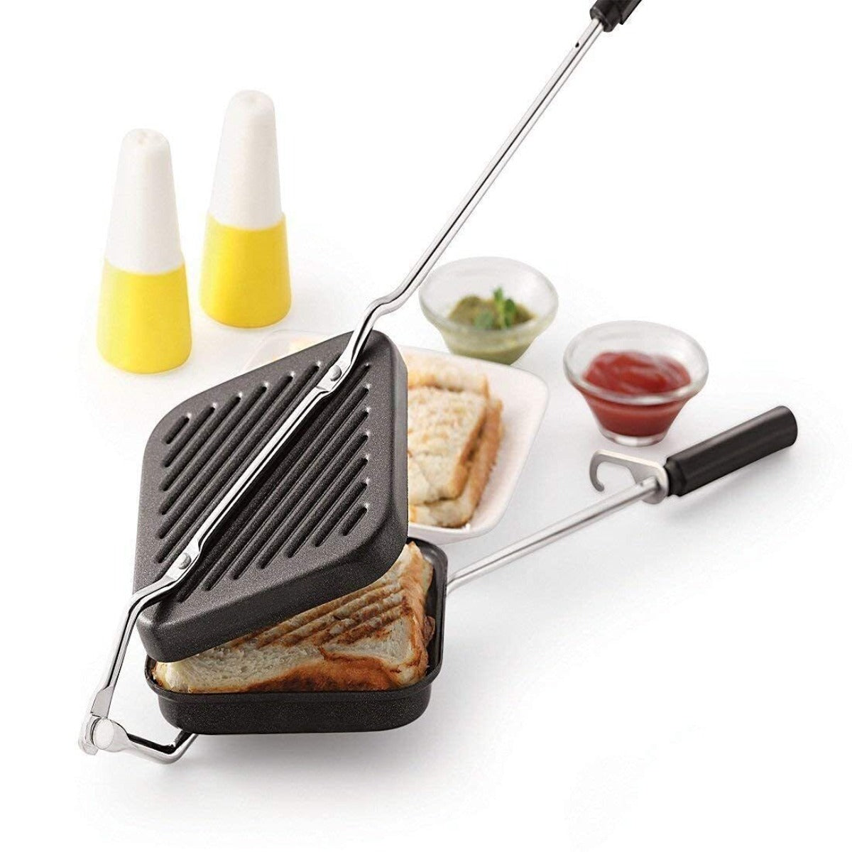 Non-Stick Handheld Grill and Toast Sandwich Maker