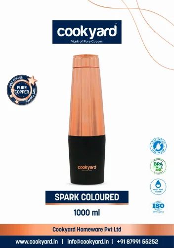 Cookyard Spark Coloured Copper Water Bottle