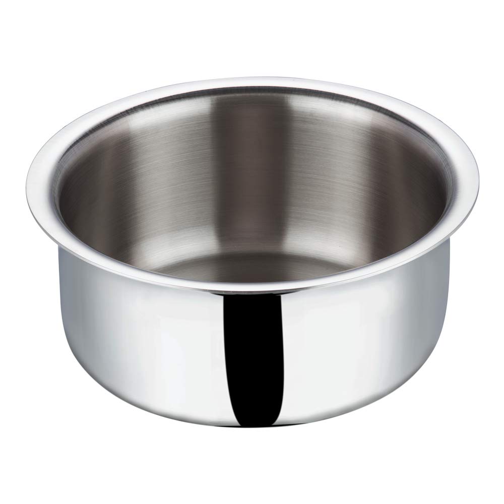 Vinod Platinum Triply Stainless Steel Tope Patila 5.2 Ltr 24 cm With Lid PTO24