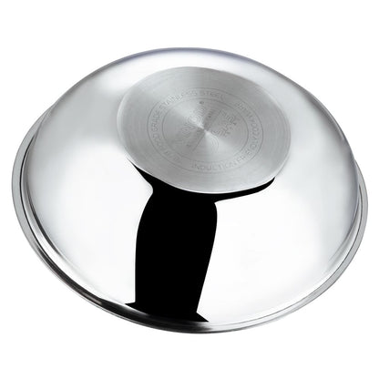 Vinod Platinum Stainless Steel Tasla 26 cm 3.2 Liter Induction Friendly PTT26